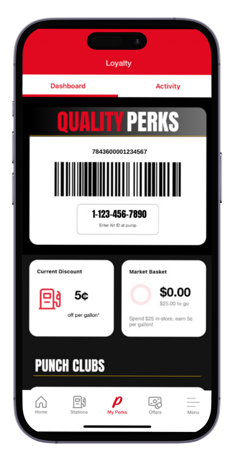 Quality Perks Card